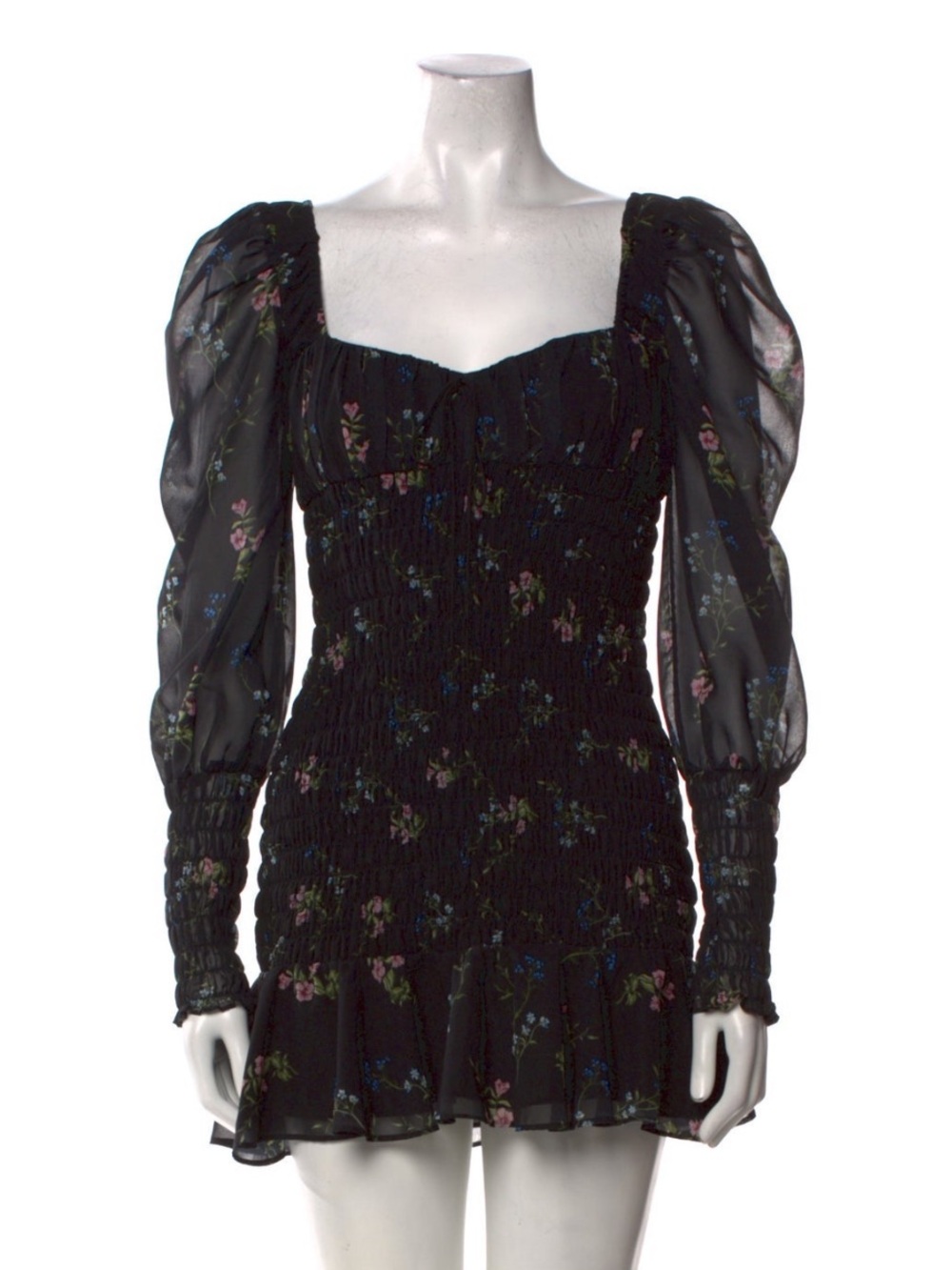 For Love and Lemons, floral mini dress